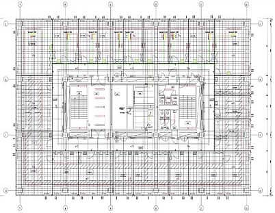 Grundriss Physikhochhaus 8. OG
